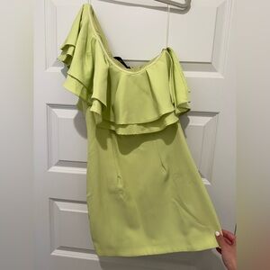 Lime green cocktail dress!